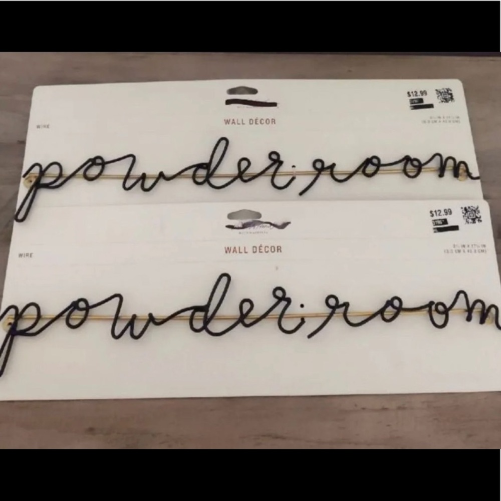 2 x Hearth & Hand Magnolia powder room